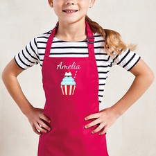 Personalised Kids Cupcake Apron - 9 Colour Options