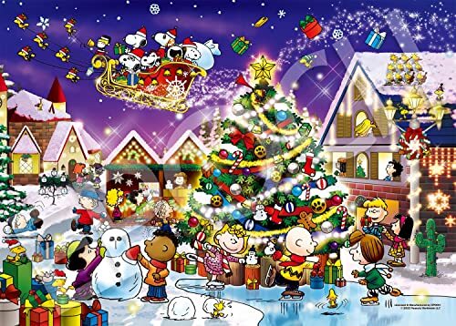 スヌーピー　サイレントナイト　パズル アポロ社　クリスマス　SNOOPY SNOOPY's Christmas Night | 玩具卸売 カワダオンライン