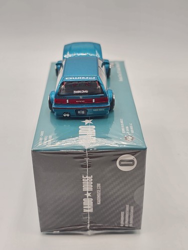 Kaido House x Mini GT Honda Civic EF Kaido Works V1 Tahitian Green #126 1/64 - Picture 9 of 10