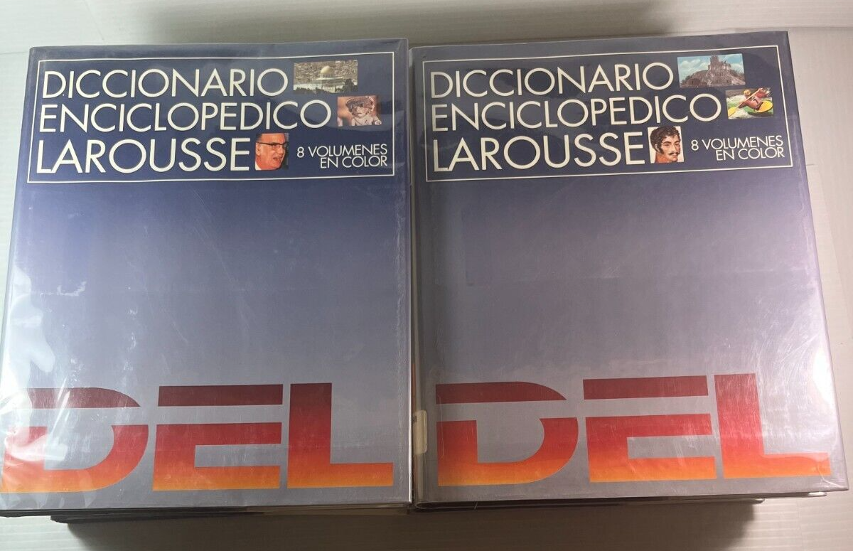 Diccionario Enciclopedico Larousse 8 Volumenes In Color 1995