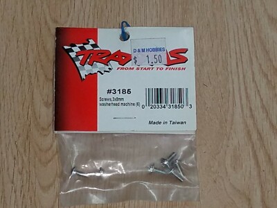 Motor screws (3x8mm washerhead machine) (6