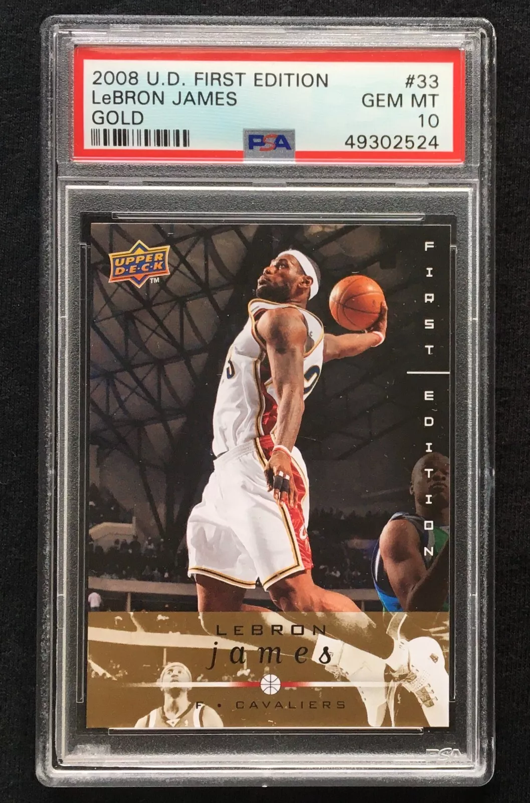 Lebron James trading card