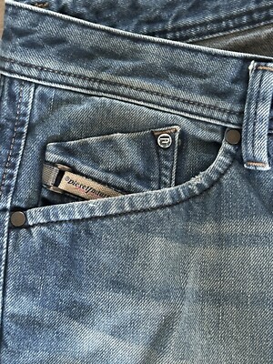 Diesel Industries Darron Blue Eyecons 2012 2nd Edition Jeans Denim
