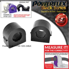 Powerflex Black Fr Arb Buchsen 24mm 2 Teile Für Opel Astra H 04-10