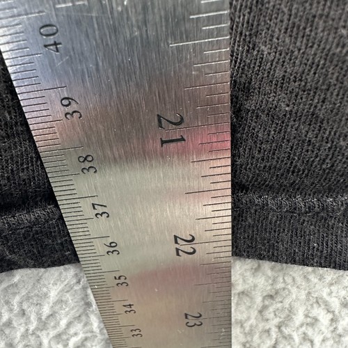 Time and Tru Women Top Extra Large 16/18 Black 100% Pima Cotton Pullover Shirt - Picture 7 of 8