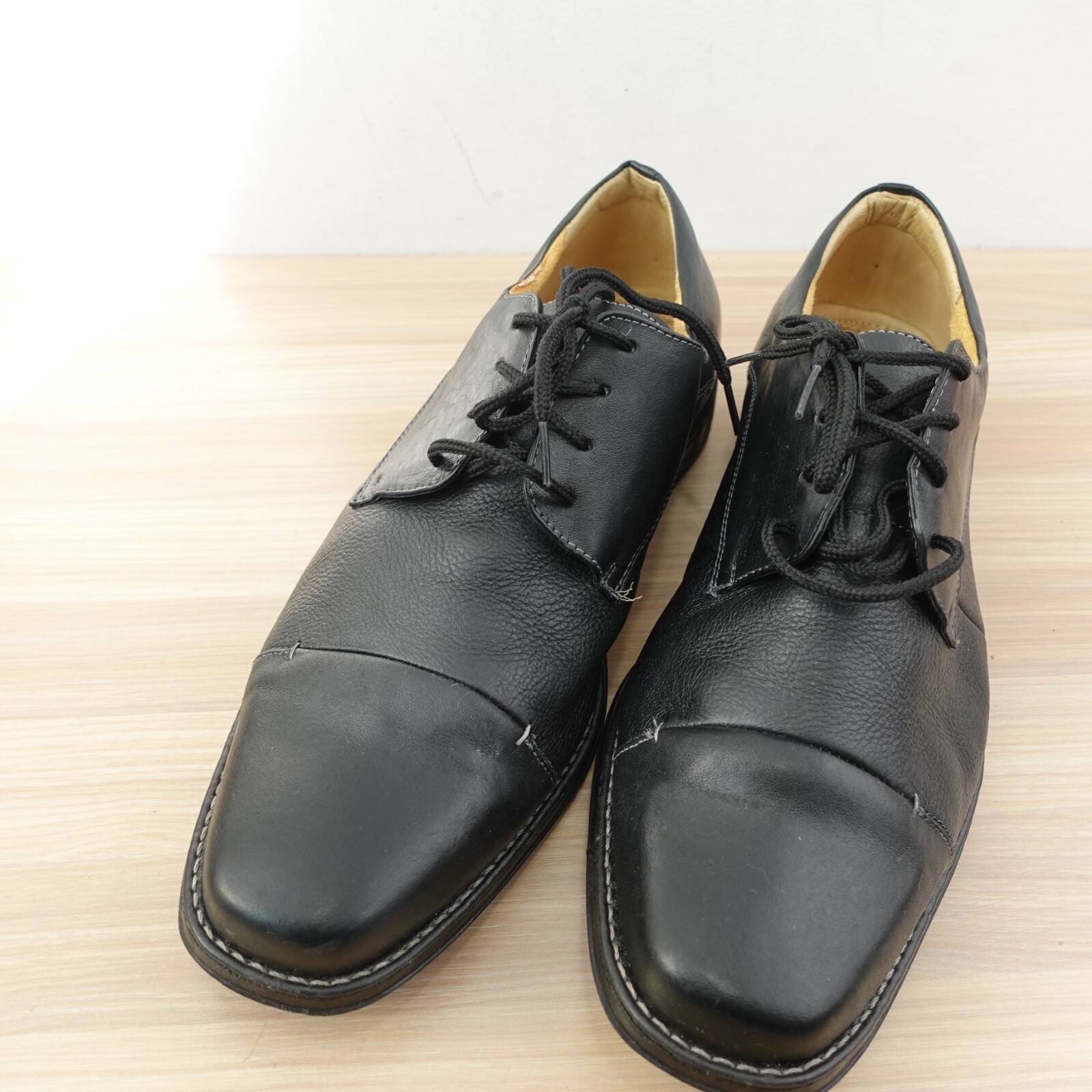 SAOLA Scarpe Oxford derby pelle pieno fiore uomo 11 5 D nere SANDRO MOSCOLONI Maxwell