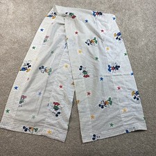 Vtg 80s 90s Mickey Mouse Disney Curtain Valance 76 x 16 Stars