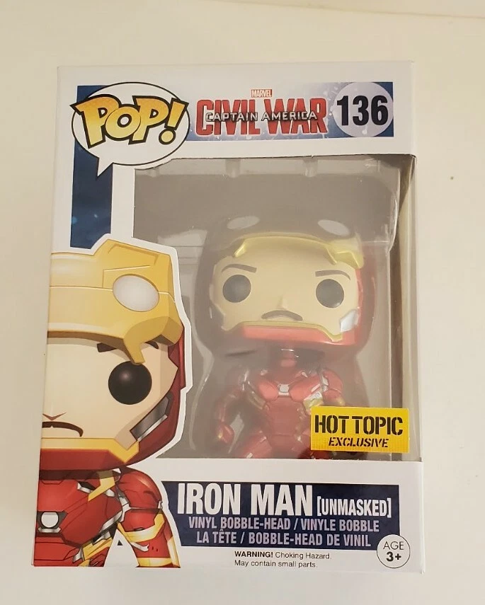 Iron man hotsell unmasked funko