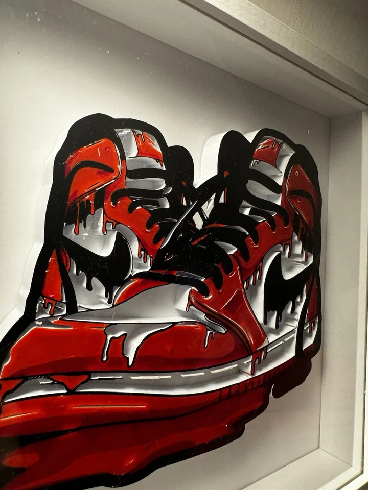 Custom 3D Printed Nike Drip Sneaker Sign – Street Art Wall Decor – Br3ttin3D - Image 2 of 4