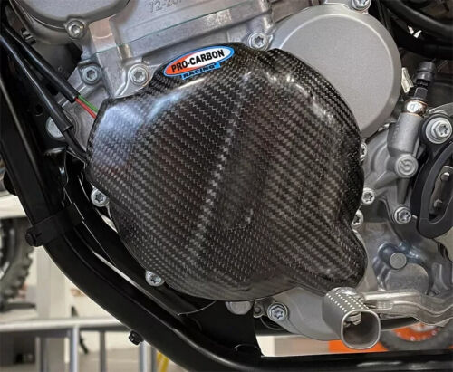 PRO CARBON ENGINE CASE COVER IGNITION SIDE KTM EXC 300 TPI 2022 2023 2024 - Afbeelding 1 van 1