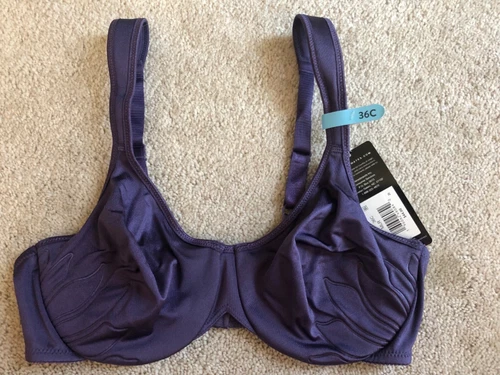 Bali Live It Up Underwire Bra Purple  Style 3353 NWT Size 36C FREE SHIPPING