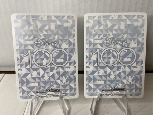 Set of 2 Weiss Schwarz Celebration Disney 100 Dds/S104-010S & Dds/S104-010 SR - Picture 2 of 5