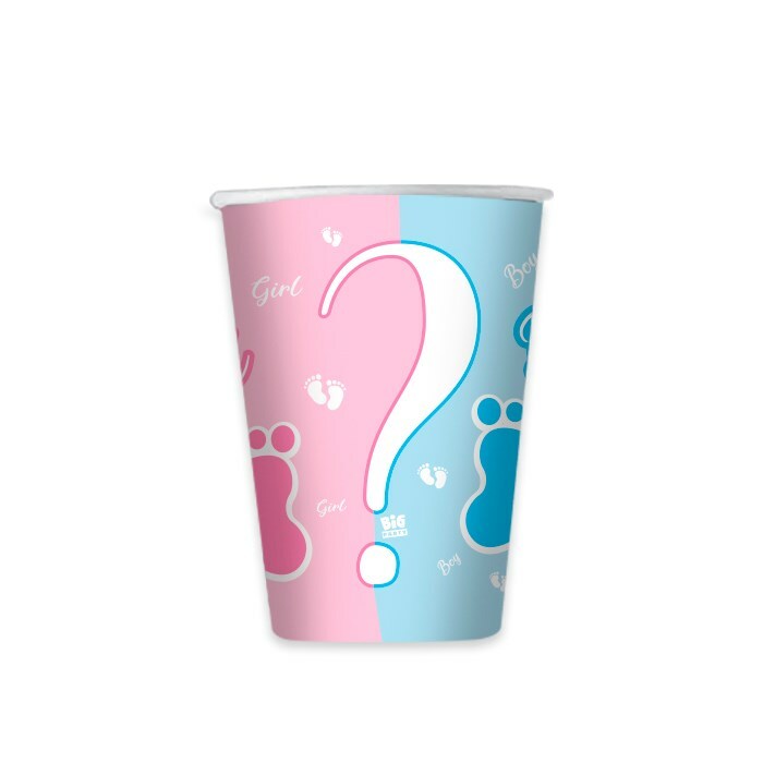 BICCHIERI IN CARTA BABY GIRL OR BOY?  200CC CF. 8 PZ.