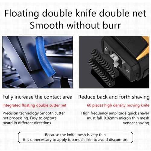 Surker Men's 4D Foil Electric Shaver Trimmer Razor Hair Beard Shaving Machine WD - Picture 18 of 34