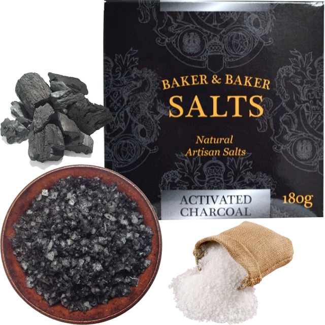 Natural Artisan Salt Activated Charcoal Refresh Relaxing Seafood Baker ...