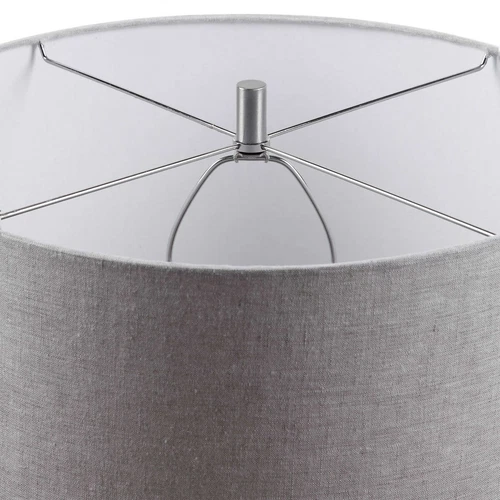  Magellan Ceramic Table Lamp Crystal Foot Indigo Blue Drip Glaze Uttermost 28276 - Picture 3 of 7