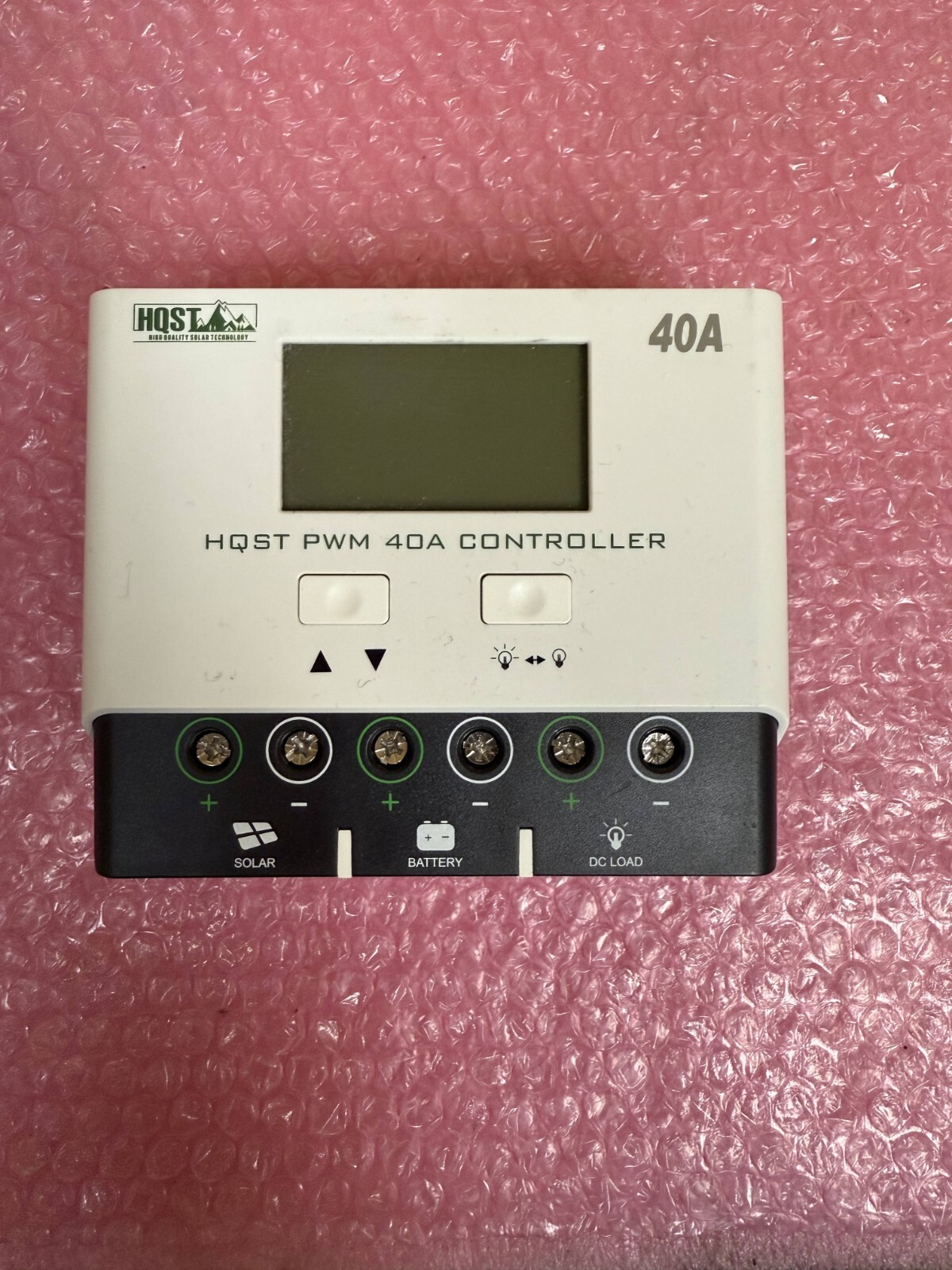 HQST 40A PWM Solar Charge Controller 12V/24V Auto V010200 LC