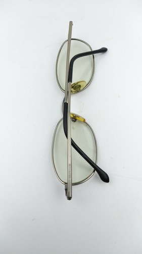 Vintage Harley-Davidson Eyeglass Frame Full Rim Rectangular Silver 46 18 125mm - Picture 3 of 12