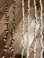 VINTAGE FAUX POPCORN-BERRY AND CINNAMON CHRISTMAS GARLAND APP. 8-9 ft.