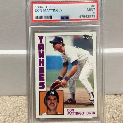 1984 Topps Don Mattingly PSA 9 #8 Yankees Rookie RC