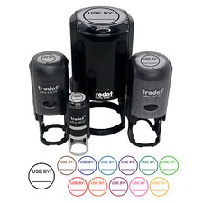 Use By Date Self-Inking Rubber Stamp Ink Stamper