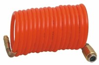 Druckluftschlauch 5M Druckluftspiralschlauch Spiralschlauch Orange Werkstatt
