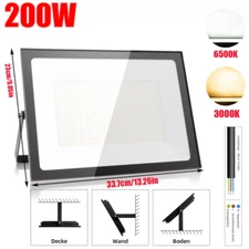 30W-500W LED Flood Light Outdoor Super Bright Waterproof 6500K Daylight White