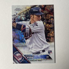 2016 Topps Update Chrome Mega Box HMT15 Byung Ho Park rookie card Twins