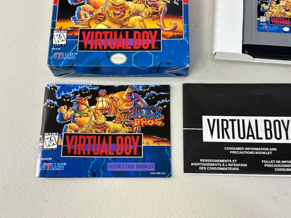 Jack Bros. (Nintendo Virtual Boy) Completo Auténtico Foto 2 de 4