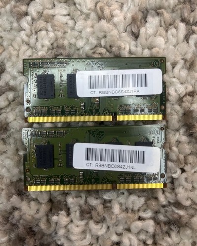 Samsung 2x2GB 1Rx8 PC3-10600S-09-11-B2 Laptop Memory - Picture 2 of 2