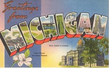 GREETINGS FROM MICHIGAN - PC5065