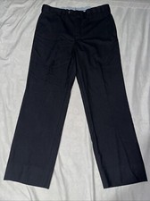 BROOKS BROTHERS SaxXon Madison-Fit 100 Wool Trousers W35