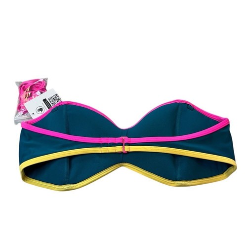 Body Glove Natación Bikini Top Talla Grande Nuevo con Etiquetas $90 Tainted Love Beach Sujetador Bandeau - Imagen 7 de 10