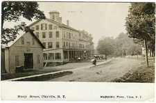 RPPC NY Clayville Murry House 1908 (Manning Photo) Oneida County
