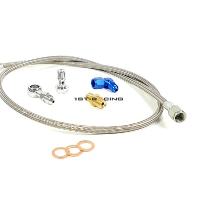 Turbo Oil Feed Pipe Fitting Kit FOR APU ARK BFB AEB AMG, AWM ATW AUG AMG A4 1.8T