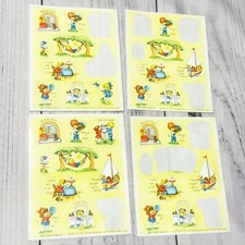 Vintage Joan Walsh Anglund Hallmark Sticker Sheet Lot 1976 Thinking of You