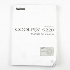 Nikon Coolpix S220 Camera - 2009 Manual - Instruction Booklet - Spanish Es