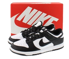 Men's Nike Dunk Low Retro Shoes '80s Color Block Panda Leather, DD1391-100