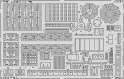Eduard Accessories 49901 1:48 - Swordfish Mk.II for Tamiya - Neu