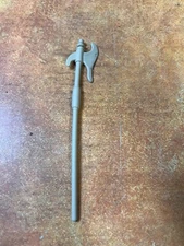 vintage 1981 MOTU Castle Grayskull Weapon HALBERD part accessory tan