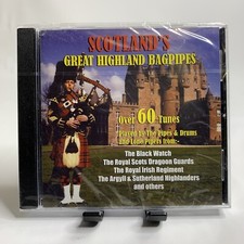 Scotland's Great Highland Bagpipes CD Made in Scotland Import Rare New Sealed