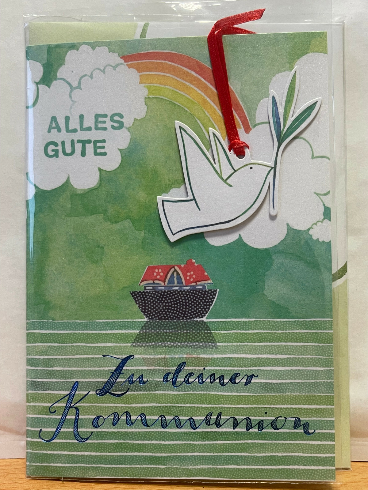 Glückwunschkarte / Grußkarte zur heiligen Kommunion - Kommunionskarte -