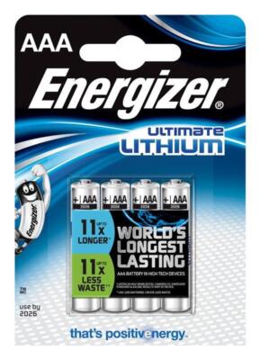 20  x Energizer Ultimate Lithium AAA Micro Batterien LR03 