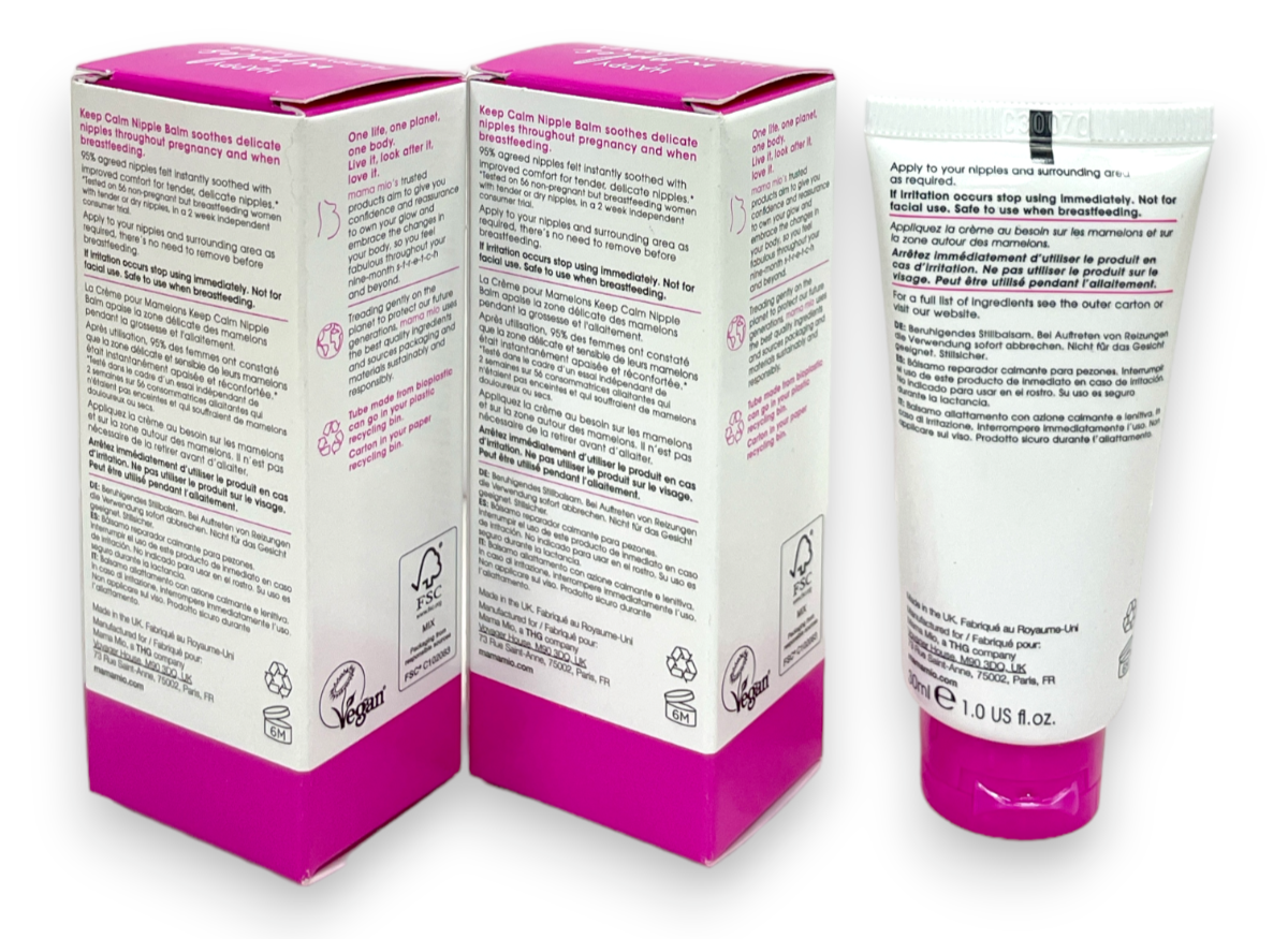 Mama Mio Keep Calm Nipple Balm Comforting Relief (30ml/1fl) Lot Of