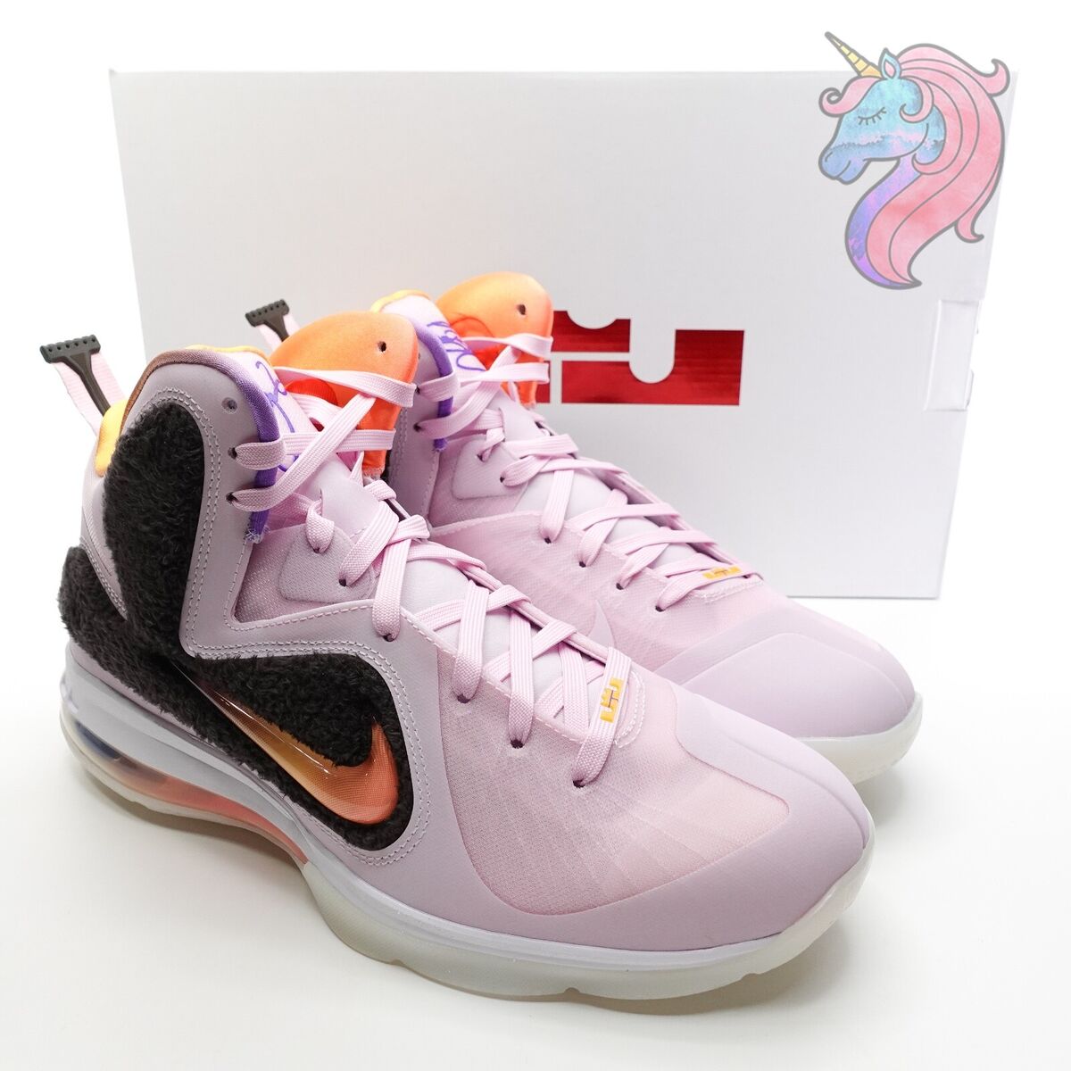 Mens Nike Lebron James IX 9 King of LA Regal Pink Basketball Mens Nike Lebron James IX 9 King of LA Regal Pink Basketball