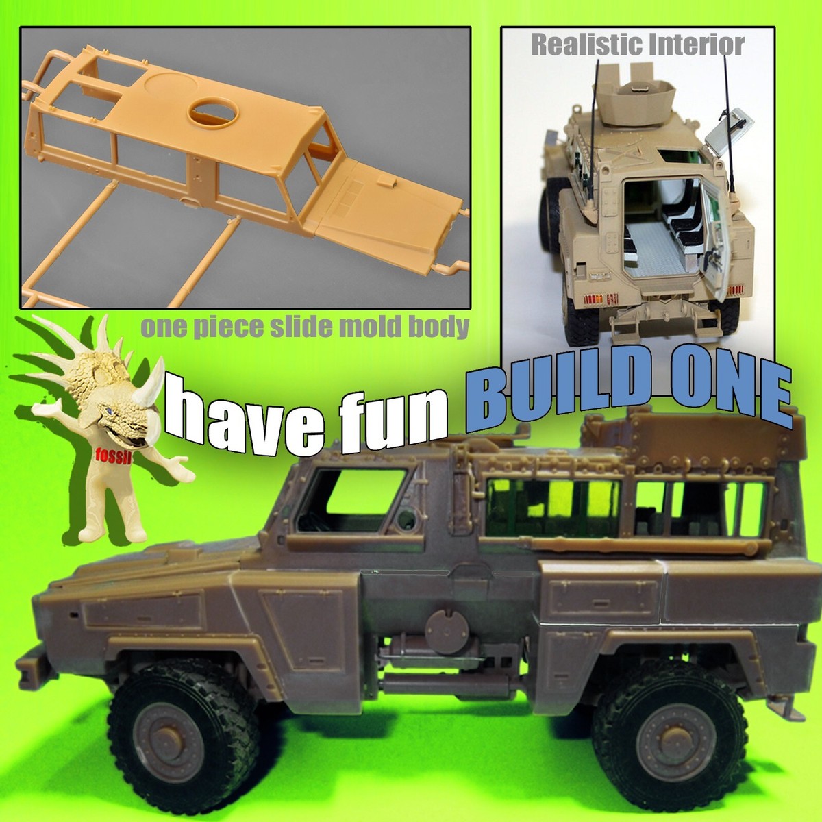 Maquette Kinetic K61012 - RG-31 Mk3 US Army - Véhicule Blindé 1/35 - Neuf