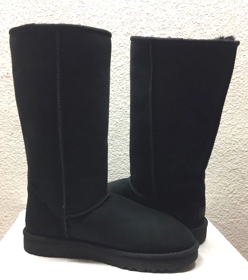 UGG CLASSIC TALL II BLACK WATER RESISTANT Boot US 9 / EU 40 / UK 7 - NEW - Image 2 of 4