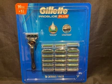 16+1 Gillette ProGlide Plus Mens 5-Blade Razor & Cartridges Fits Fusion5 Handles