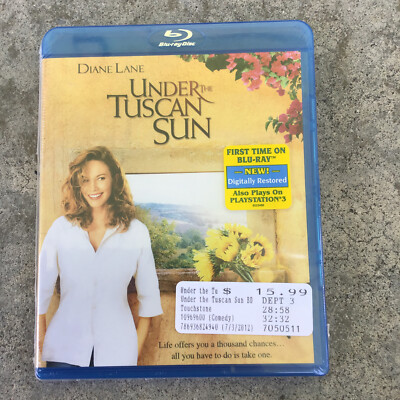 Sealed Under the Tuscan Sun (Blu-ray, 2012) Diane Lane  Sandra Oh  Raoul Bova