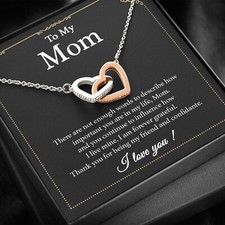 To My Mom Necklace, Gift From Son For Birthday, Mother's Day Gift